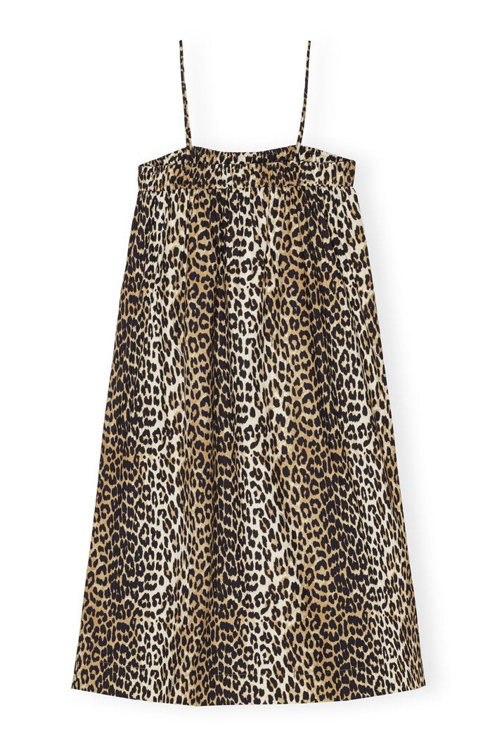 Ganni animal print dress